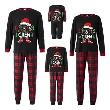 WephuPSho Christmas Family Matching Pajamas, Festive Xmas Jammies Sets for the Whole Family, Holiday Pjs Christmas(#00-2, Kids, 2 Years)