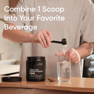 Sports Research Creatine Monohydrate for Muscle & Performance