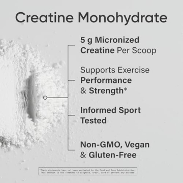 Sports Research Creatine Monohydrate for Muscle & Performance