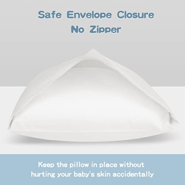 Organic Cotton Toddler Pillowcase Soft and Breathable 2 Pack