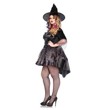 Leg Avenue Plus Size Black Magic Mistress Costume