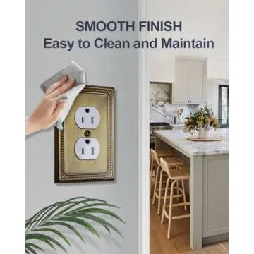 ZILLSEA Antique Brass Wall Plates - Stylish Upgrade