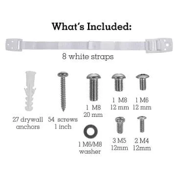Bébé Earth Anti-Tip Straps (8-Pack) - Essential Baby Proofing & Child Safety Kit