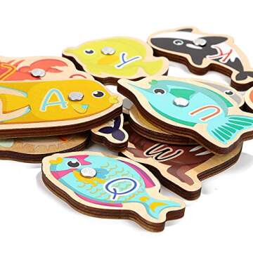 TOP BRIGHT Toddler Fishing Game for 2 Year Old, Kids Fishing Games for 2 Year Olds, Toddler Birthday Gift for Two Year Old Boy Girl