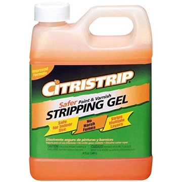 Citristrip QCG73801T Paint and Varnish Stripping Gel — 1 Quart, Efficient and Eco-Friendly Paint R...