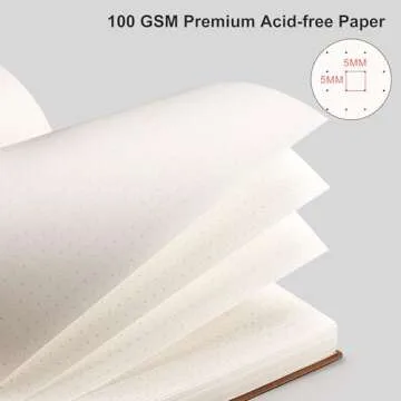 RETTACY Bullet Dotted Journal 2-Pack with Numbered Pages