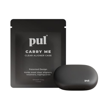 PUL Clear Aligner Retainer Case Secure Magnetic Closure
