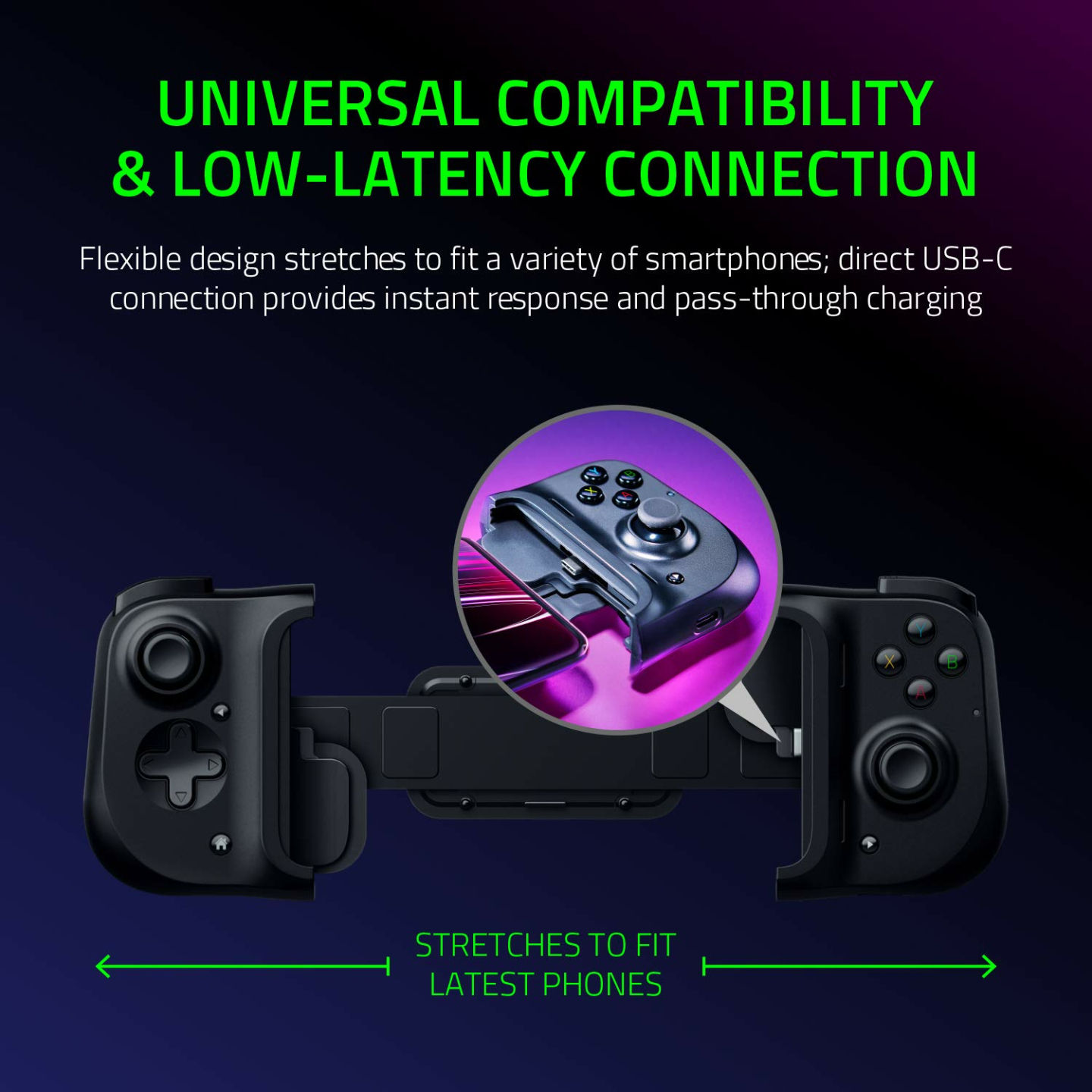 Razer Kishi Mobile Game Controller - Android USB-C