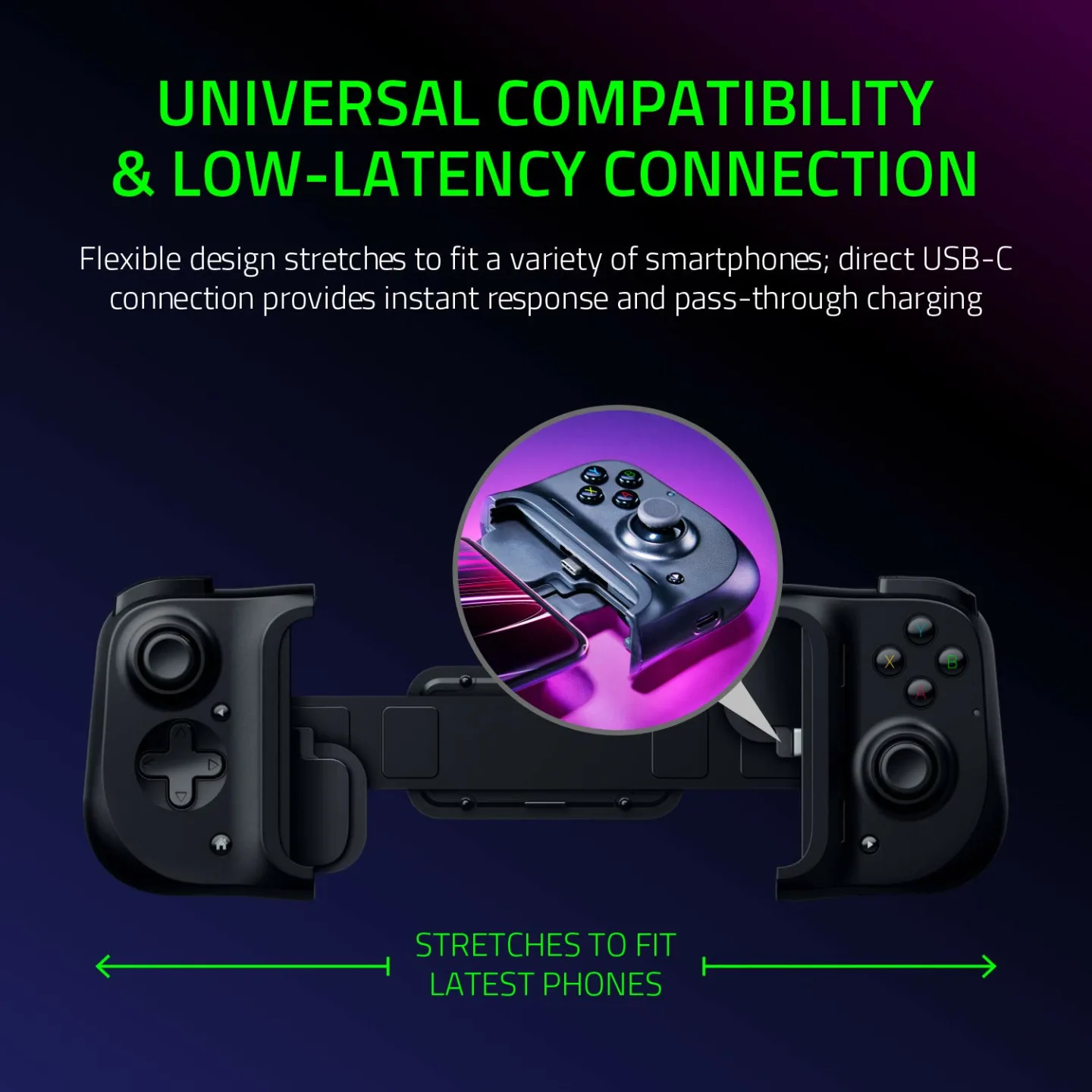 Razer Kishi Mobile Game Controller - Android USB-C