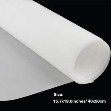 Diffusion Film Filter Sheet 6 Packs Kit 15.7x19.6inches/ 40x50cm Lighting Gel Diffuser Roll Photography Video for Led Flash Strobe Light