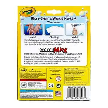 Crayola 8ct Washable Markers Fine