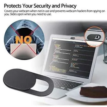 Tsyfro Ultra-Slim Laptop Camera Cover Slide | 0.03 Inch Thick | Upholds Digital Privacy | Compatible...