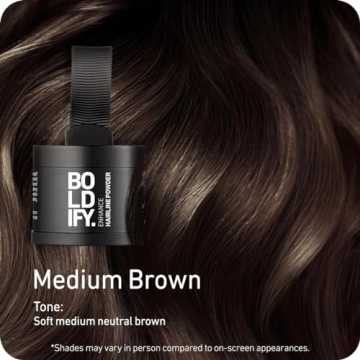 BOLDIFY Hairline Powder for Gray Coverage & Bald Spots