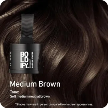 BOLDIFY Hairline Powder for Gray Coverage & Bald Spots