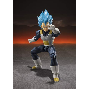 TAMASHII NATIONS Bandai S.H. Figuarts Super Saiyan God Super Saiyan Vegeta Dragon Ball Super: Broly Action Figure