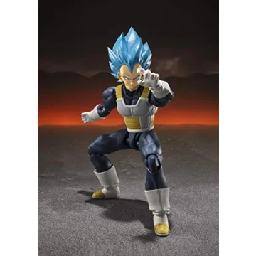 TAMASHII NATIONS Bandai S.H. Figuarts Super Saiyan God Super Saiyan Vegeta Dragon Ball Super: Broly Action Figure
