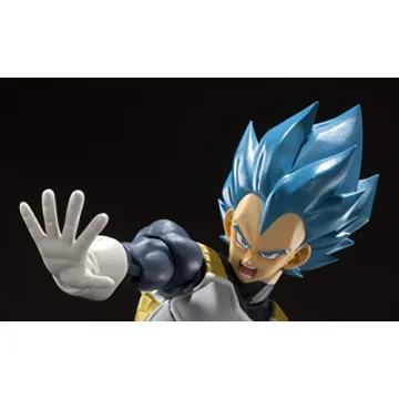 TAMASHII NATIONS Bandai S.H. Figuarts Super Saiyan God Super Saiyan Vegeta Dragon Ball Super: Broly Action Figure