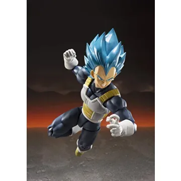 TAMASHII NATIONS Bandai S.H. Figuarts Super Saiyan God Super Saiyan Vegeta Dragon Ball Super: Broly Action Figure
