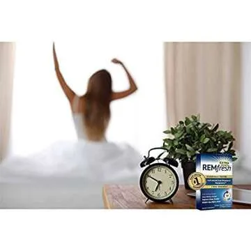 REMfresh Extra Strength 5mg Melatonin Drug-Free Sleep Aid Supplement, 36 Caplets (Pack of 4) (Packaging May Vary)