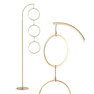 Brightech Nova Gold Modern Dimmable LED Floor Lamp