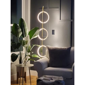 Brightech Nova Gold Modern Dimmable LED Floor Lamp