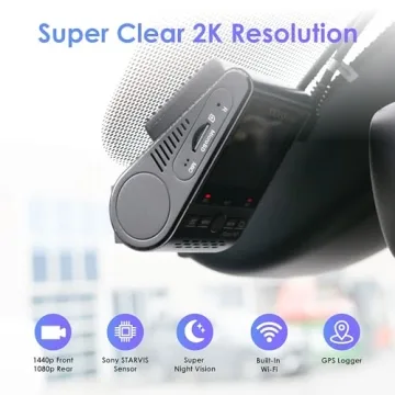 Dual Dash Cam VIOFO A129 Plus Duo - 2K+1080P