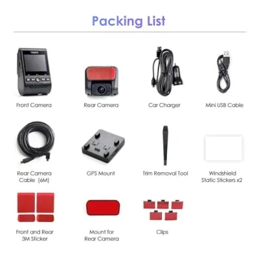 Dual Dash Cam VIOFO A129 Plus Duo - 2K+1080P