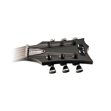 ESP LTD EC-Black Metal Electric Guitar, Black Satin