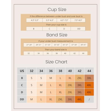 Plus Size Wireless Seamless Bra by HORISUN (Black)
