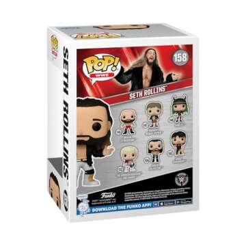 Funko POP! WWE: Seth Rollins with Coat - Collectable Vinyl Figure - Gift Idea - Official Merchandise - for Kids & Adults - Sports Fans - Model Figure for Collectors and Display