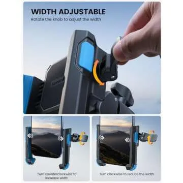 Lamicall Bike Phone Holder with 1s Quick Release