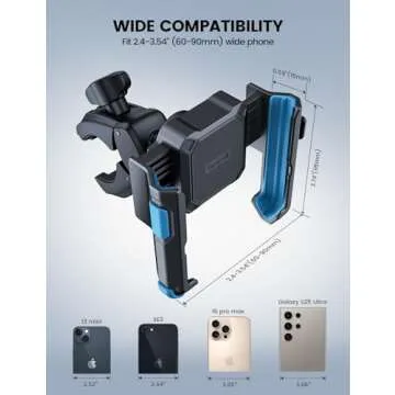 Lamicall Bike Phone Holder with 1s Quick Release