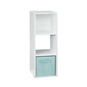ClosetMaid 3 tier 1024 Cubeicals Organizer, 3-Cube, White
