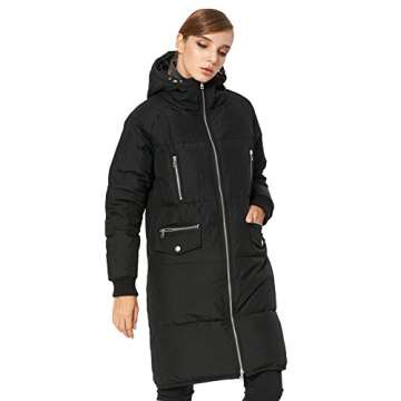 Orolay Women's Casual Hooded Down Jacket - Waterproof