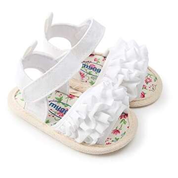 Stylish Summer Infant Baby Girls Sandals Soft Rubber Sole