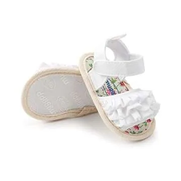 Stylish Summer Infant Baby Girls Sandals Soft Rubber Sole