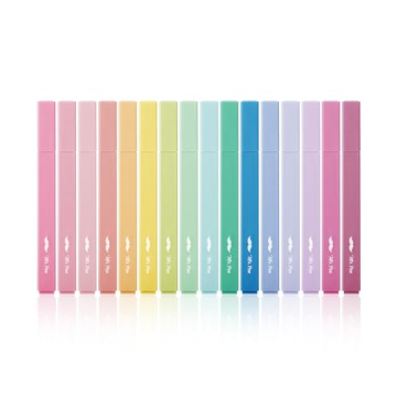 Mr. Pen Aesthetic Highlighters - 16 pcs Set in Pastel Colors with Chisel Tip and No Bleed Design