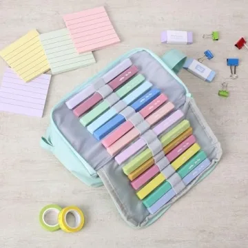 Mr. Pen Aesthetic Highlighters - 16 Pastel No Bleed Set