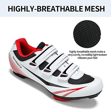 Unisex Road Bike Cycling Shoes Look Delta SPD Cleats Compatible