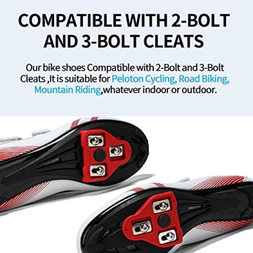 Unisex Road Bike Cycling Shoes Look Delta SPD Cleats Compatible