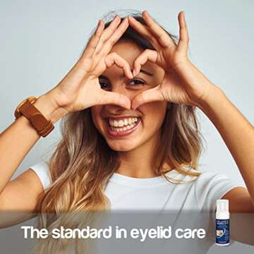 OCuSOFT Original Foaming Eyelid Cleanser - Mild Instant Foam to Remove Oil, Dust, Pollen & Makeup - 1.68 fl oz