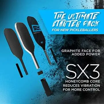 2024 SLK by Selkirk Pickleball Paddles | Featuring a Multilayer Fiberglass and Graphite Pickleball Paddle Face | SX3 Honeycomb Core | Pickleball Rackets Designed in The USA for Traction and Stability