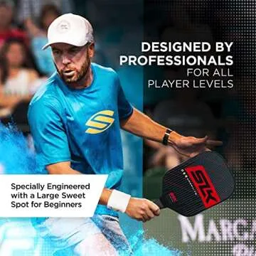 2024 SLK by Selkirk Pickleball Paddles | Featuring a Multilayer Fiberglass and Graphite Pickleball Paddle Face | SX3 Honeycomb Core | Pickleball Rackets Designed in The USA for Traction and Stability