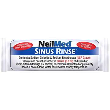 NeilMed Sinus Rinse - A Complete Sinus Nasal Rinse Kit, Pack of 2