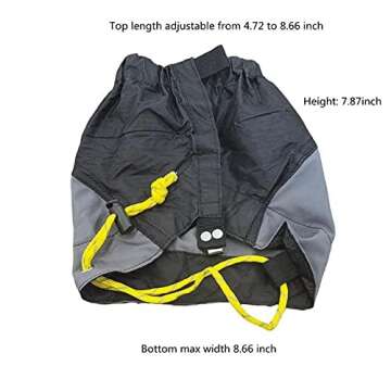 Gators for Hiking Boots and Shoes Waterproof Snow Gaiters Adjustable Ankle Leg Gaiter for Men Women Lightweight Shoe Boot Gator for Trail Running, Hiking, Hunting, Garden Work, Farm Working, Walking