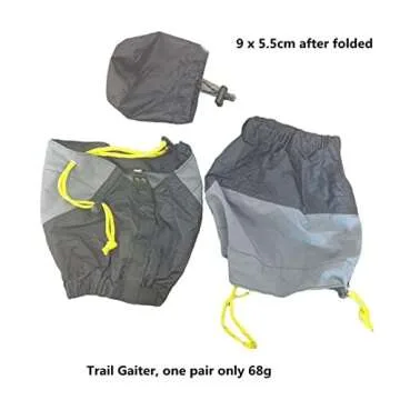 Gators for Hiking Boots and Shoes Waterproof Snow Gaiters Adjustable Ankle Leg Gaiter for Men Women Lightweight Shoe Boot Gator for Trail Running, Hiking, Hunting, Garden Work, Farm Working, Walking