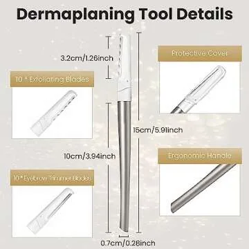 COSYLIFE Dermaplaning Tool for Flawless Skin Exfoliation