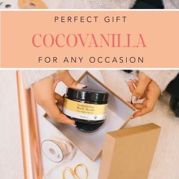 Organic Vanilla Coconut Body Scrub for Smooth Skin