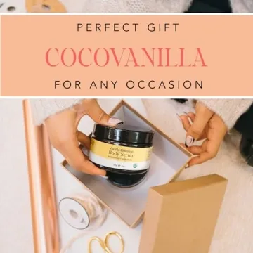 Organic Vanilla Coconut Body Scrub for Smooth Skin