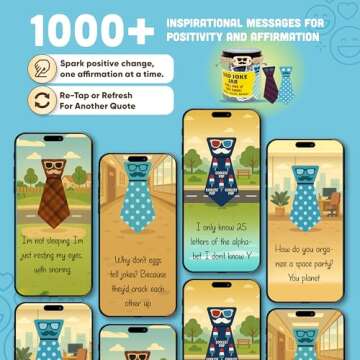 60 Dad Jokes Cards Jar - The Perfect Father's Day Gift